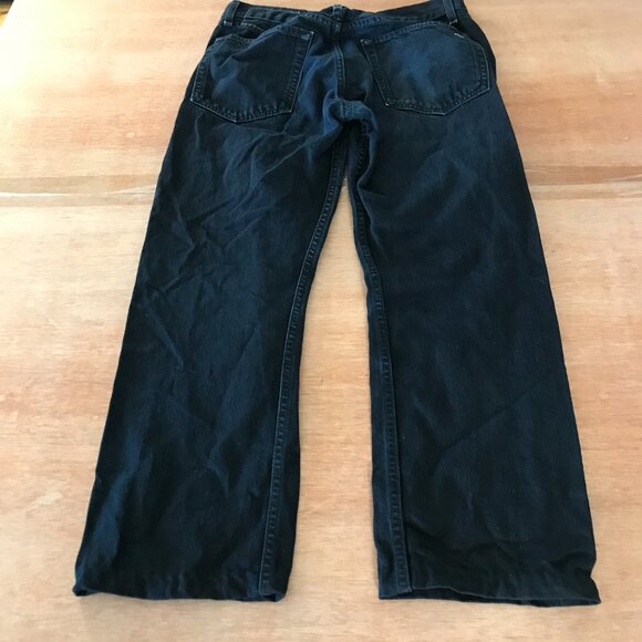 Rag & Bone RB15x Tailored Workwear Jeans Men 31x25 Black Mid Rise Button Fly - Picture 2 of 12